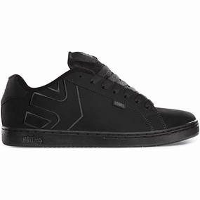 Shock Control Etnies Fader Shoes - Black Dirty Wash