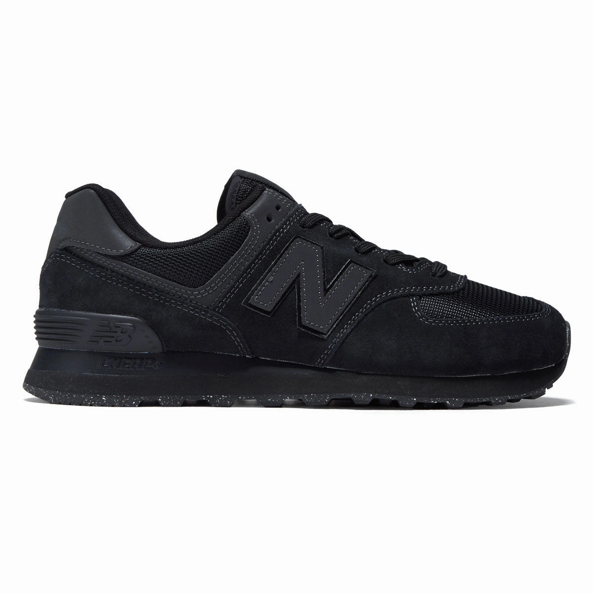 New Balance 574 Core Shoes - Black/Black Track - meet