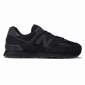 New Balance 574 Core Shoes - Black/Black Track - meet