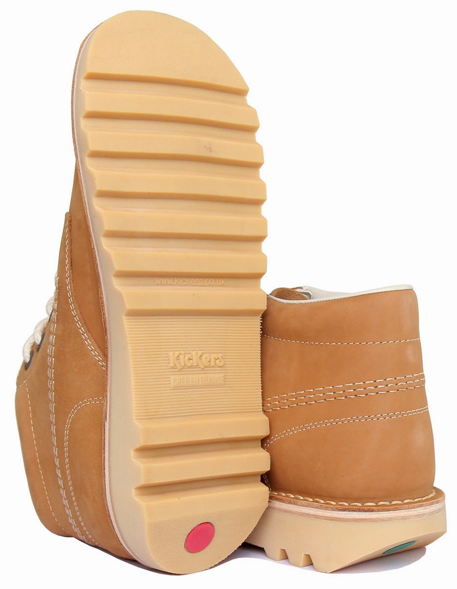 Fast Lacing Kickers Kick Hi M In Tan in Adults UK Size 6.5 - 12