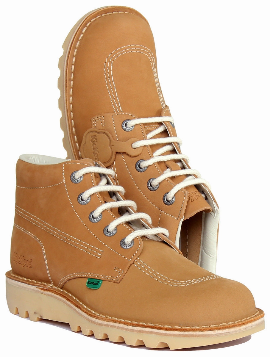 Fast Lacing Kickers Kick Hi M In Tan in Adults UK Size 6.5 - 12