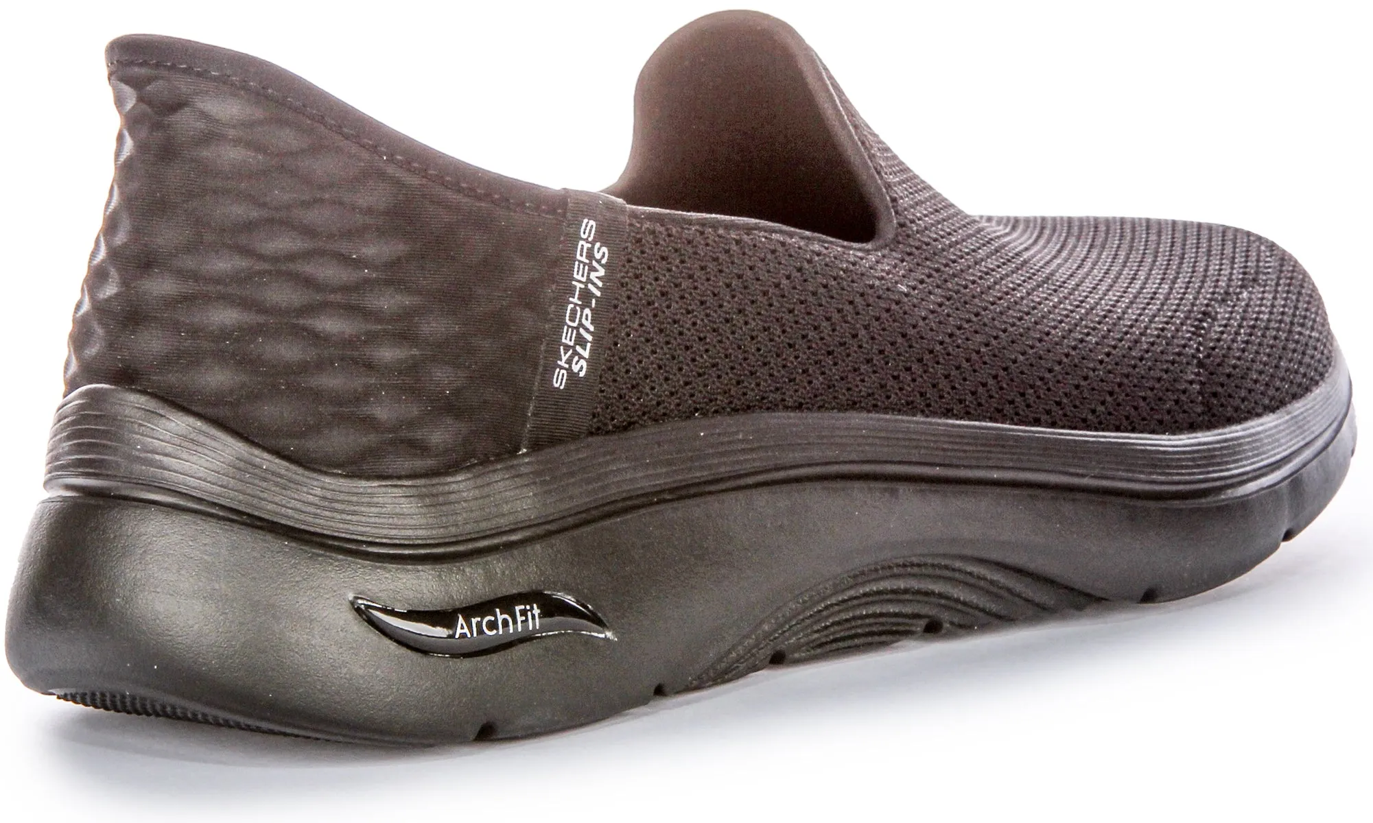 Featherweight Upper Skechers Go Walk Arch Fit In All Black For Women