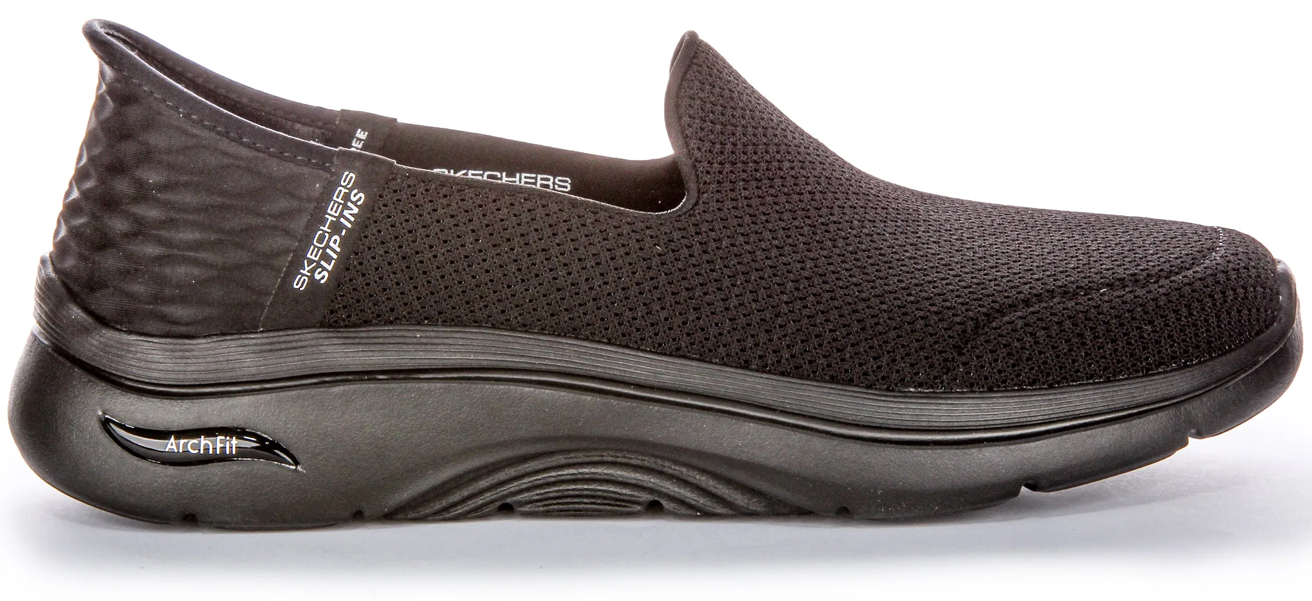 Featherweight Upper Skechers Go Walk Arch Fit In All Black For Women