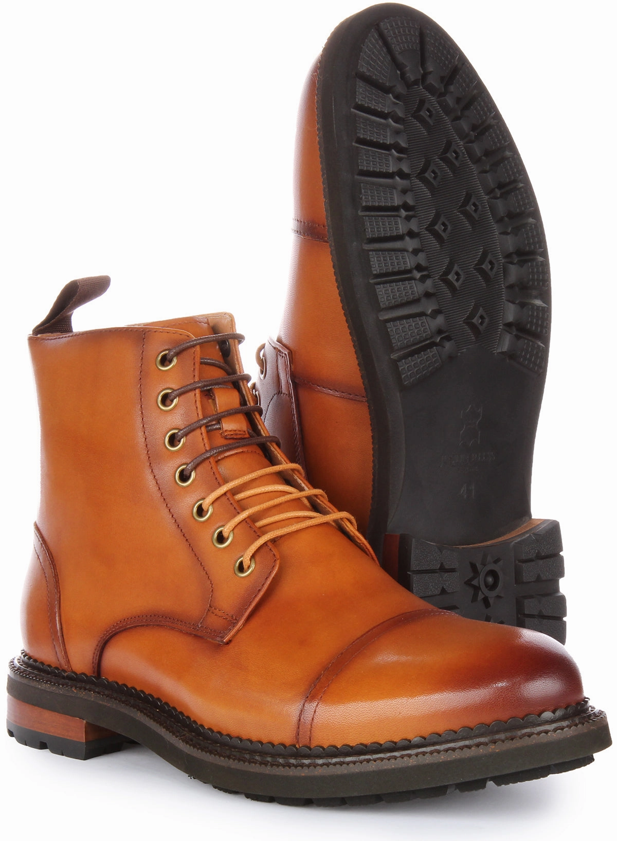 Field Grip Justinreess England Kingston Ankle Boots In Brown For Men