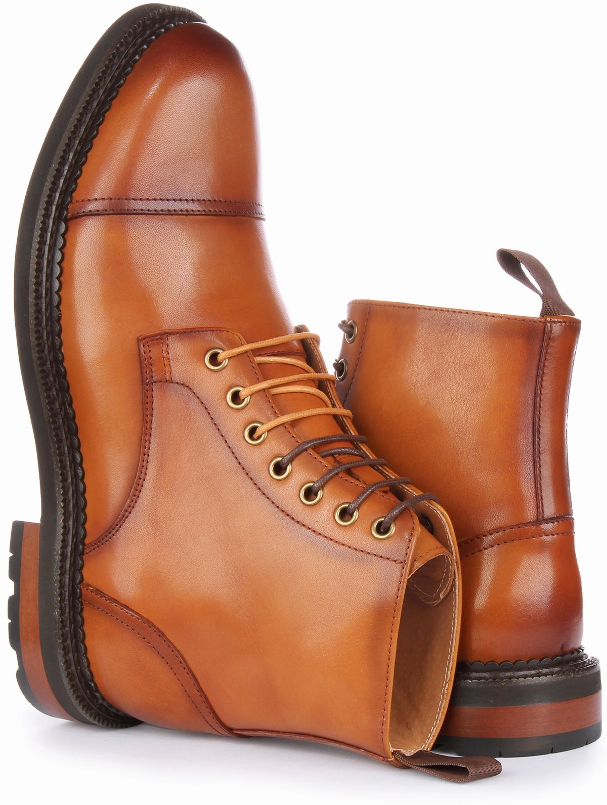 Field Grip Justinreess England Kingston Ankle Boots In Brown For Men