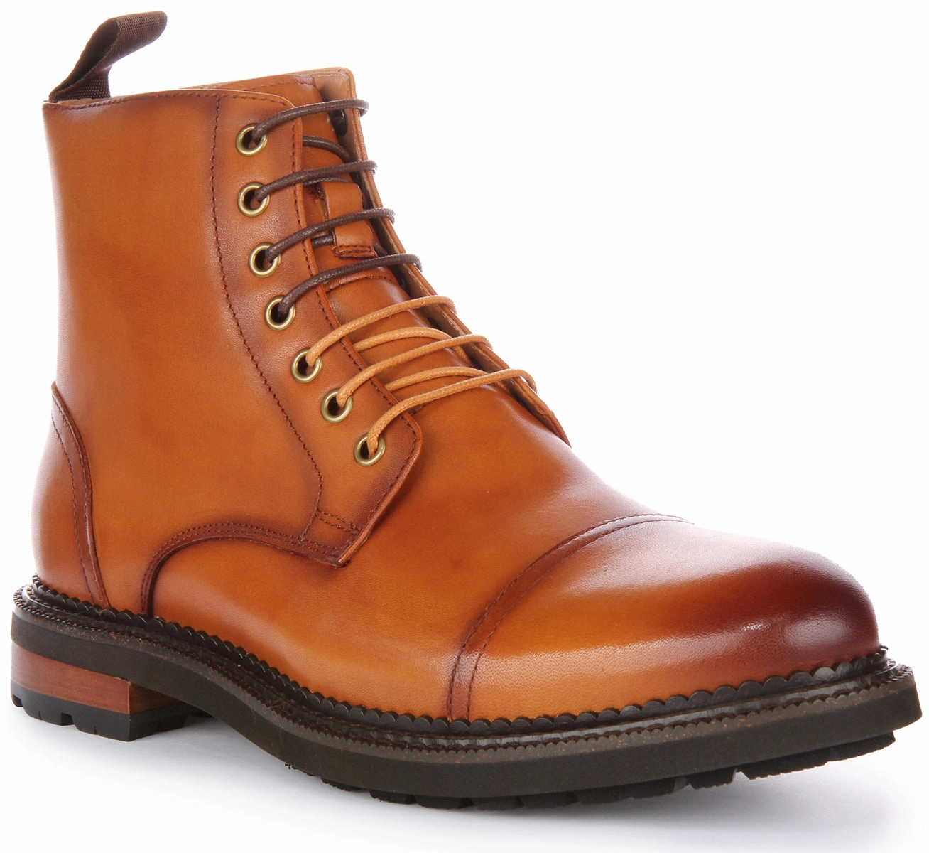 Trendy Look Anti Bacterial Justinreess England Kingston Ankle Boots In Brown For Men