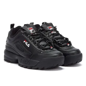 Energy return Footwear Tech Fila Disruptor II Premium Black / White / Fila Red Trainers