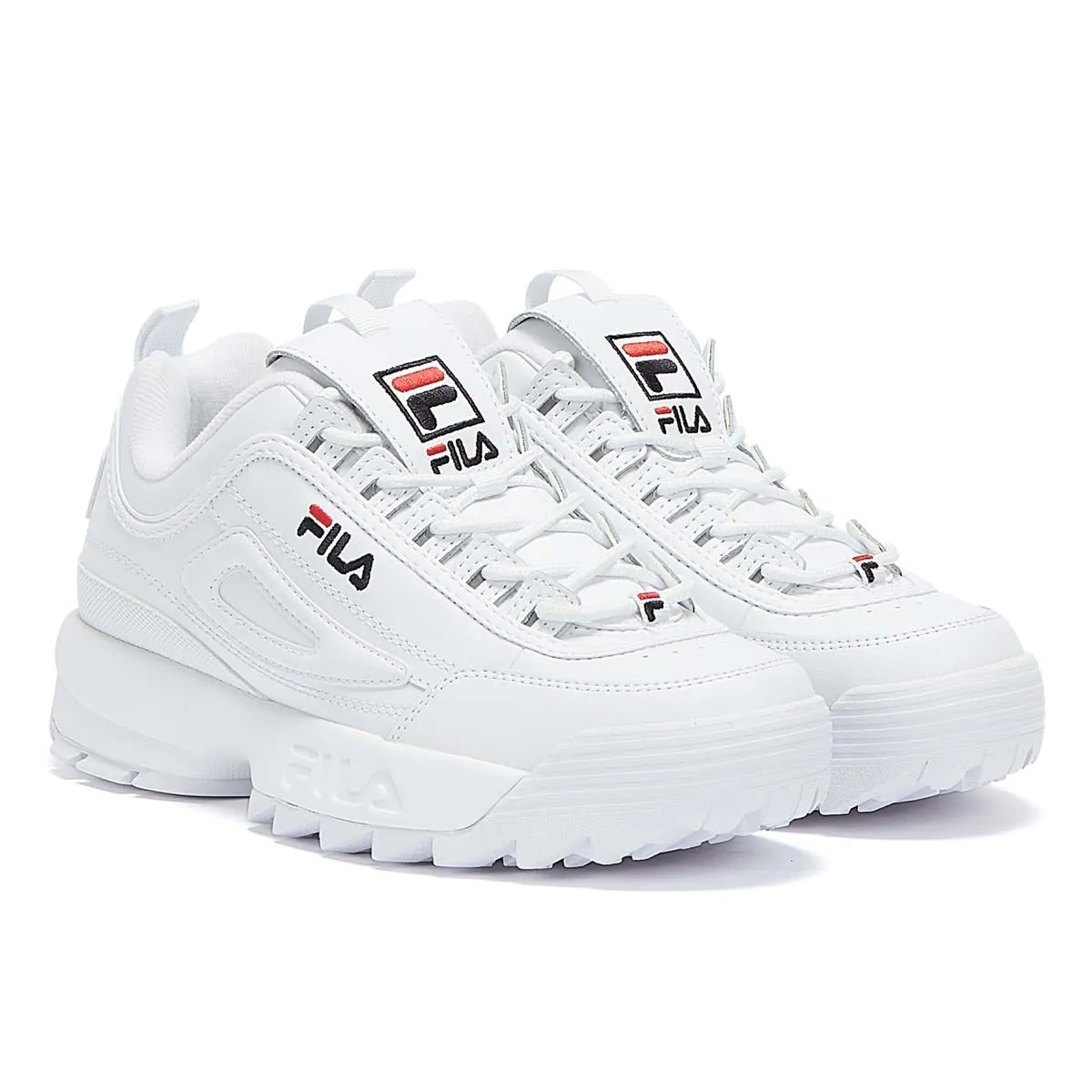 Fila Disruptor II Premium White Trainers Urban Terrain Calorie burn
