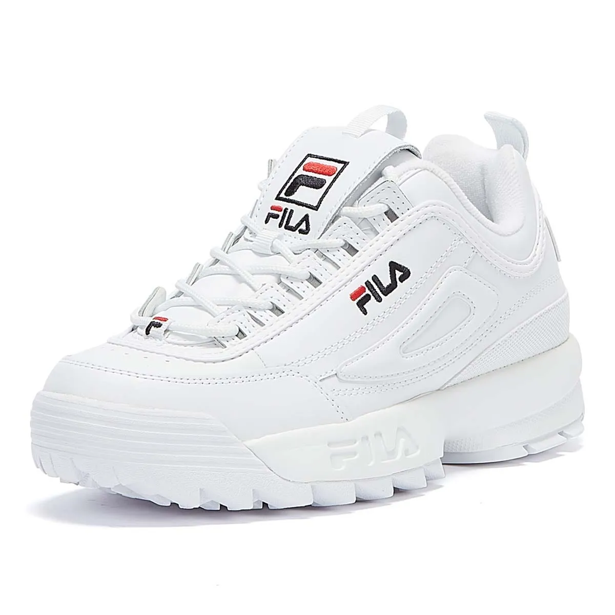 Fila Disruptor II Premium White Trainers Smooth