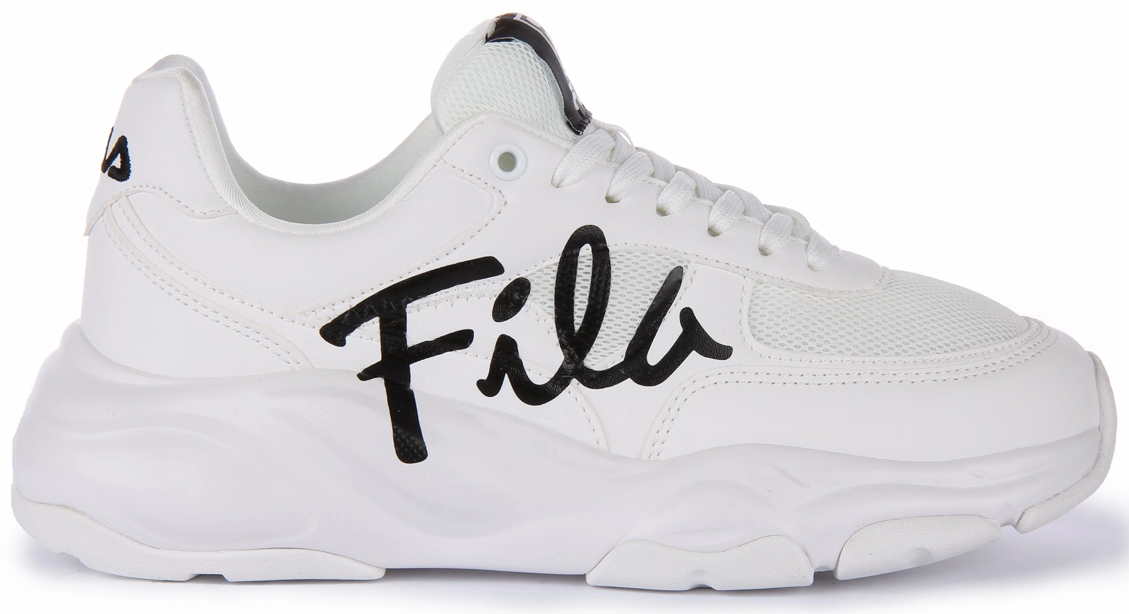 Fila Astro Logo In White Flow Mesh