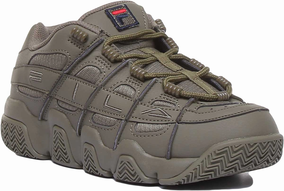 Uppers conform to foot shape without collapsing Fila Uproot In Olive