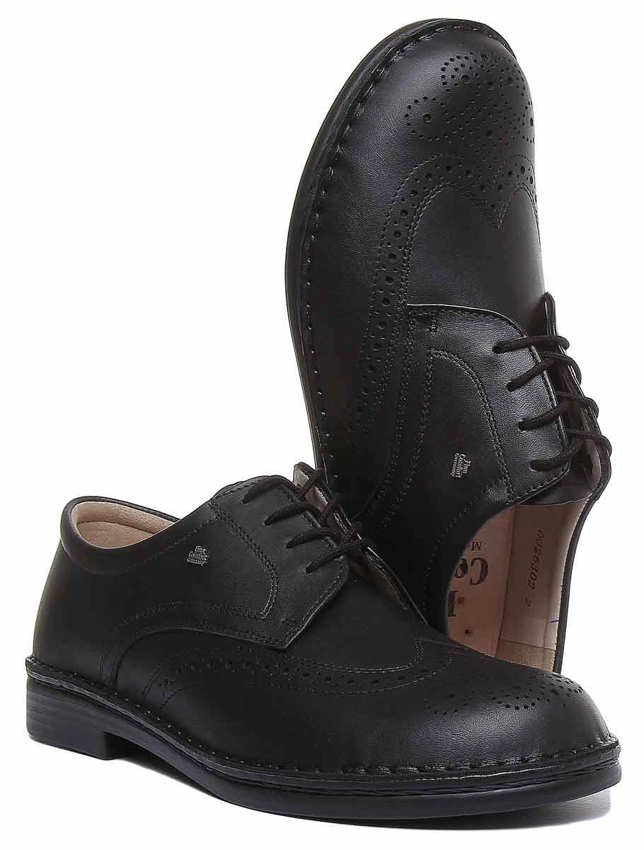 Finn Comfort Budapest In Black Ergonomic Fit