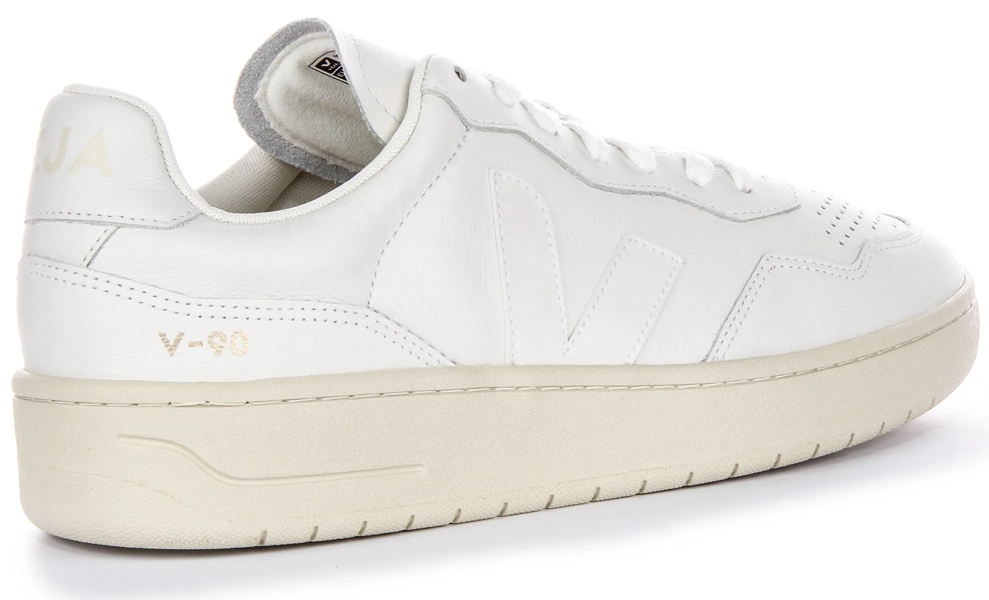 Fit Drive Veja V 90 Leather In Off White For Women