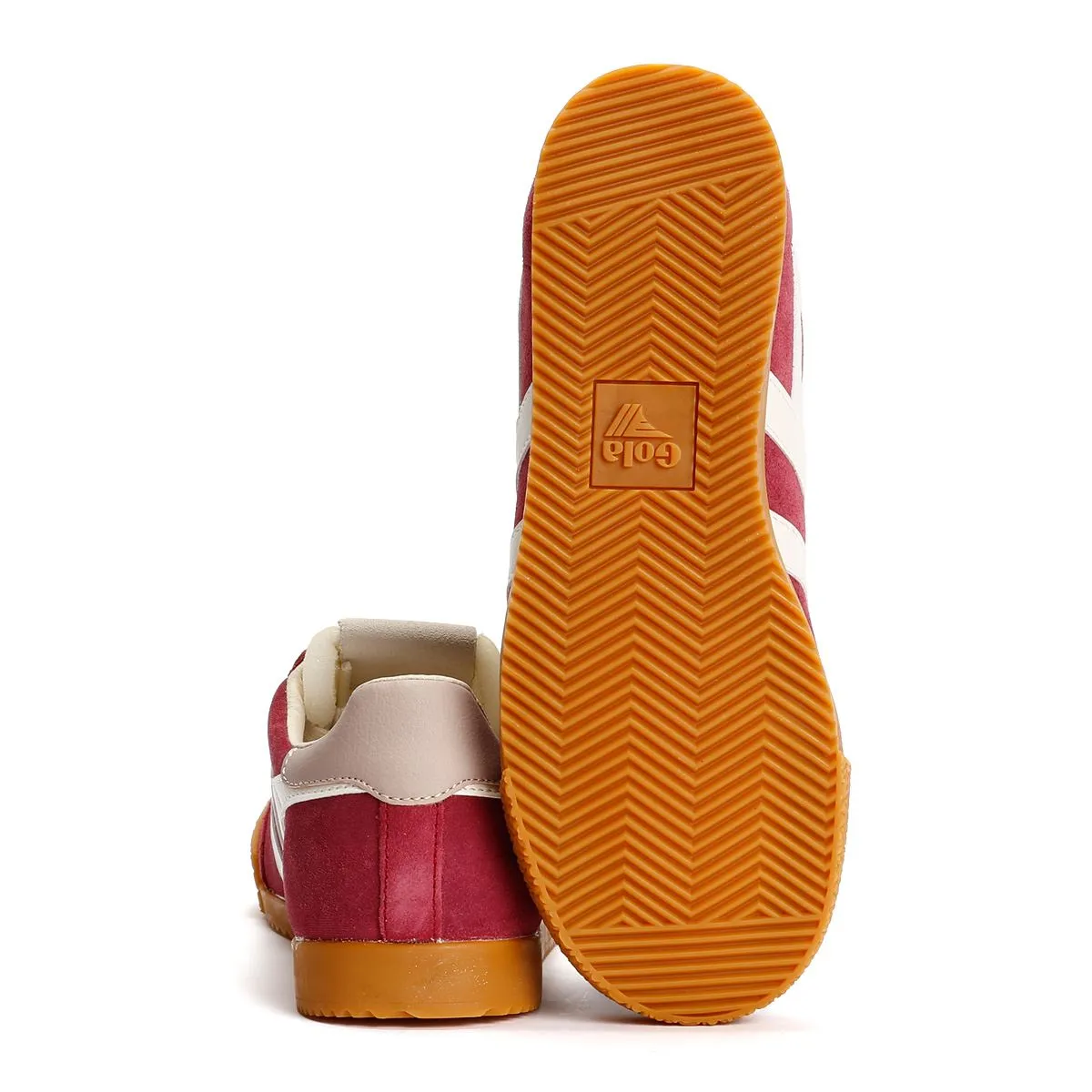 Fit Glide Gola Elan Suede Women's Cerise/Off White/Chalk Pink Trainers