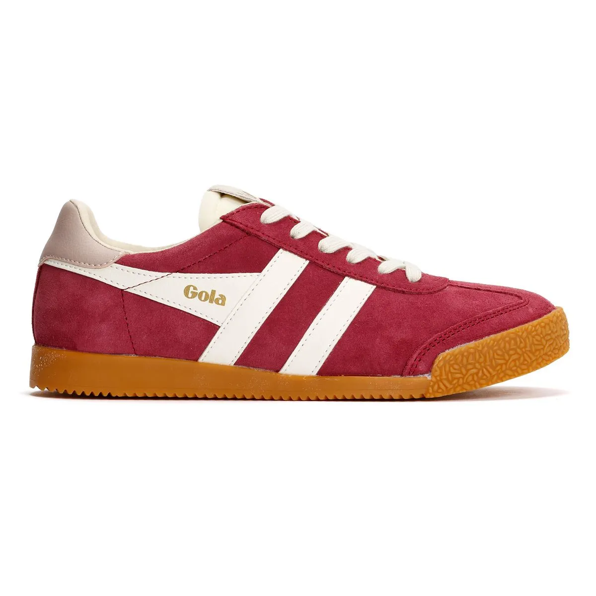 Fit Glide Gola Elan Suede Women's Cerise/Off White/Chalk Pink Trainers