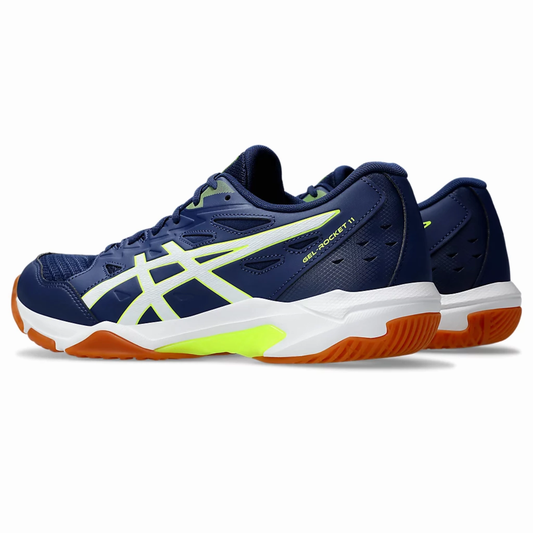 Fit Grip Asics Gel-Rocket 11 Men Multi Court Shoes - Blue Expanse/Safety Yellow