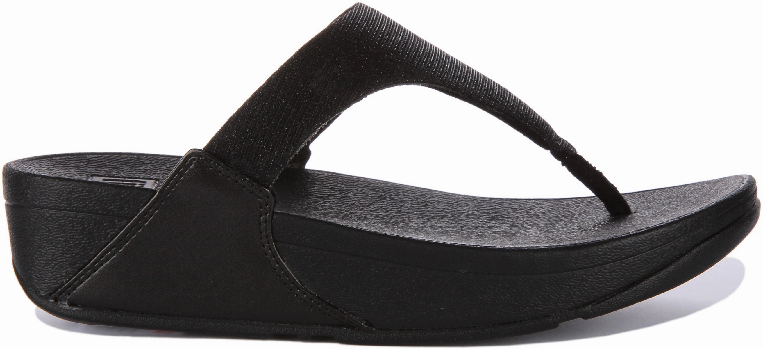 Fitflop Lulu Shimmerlux In Black For Women Effortless Feel