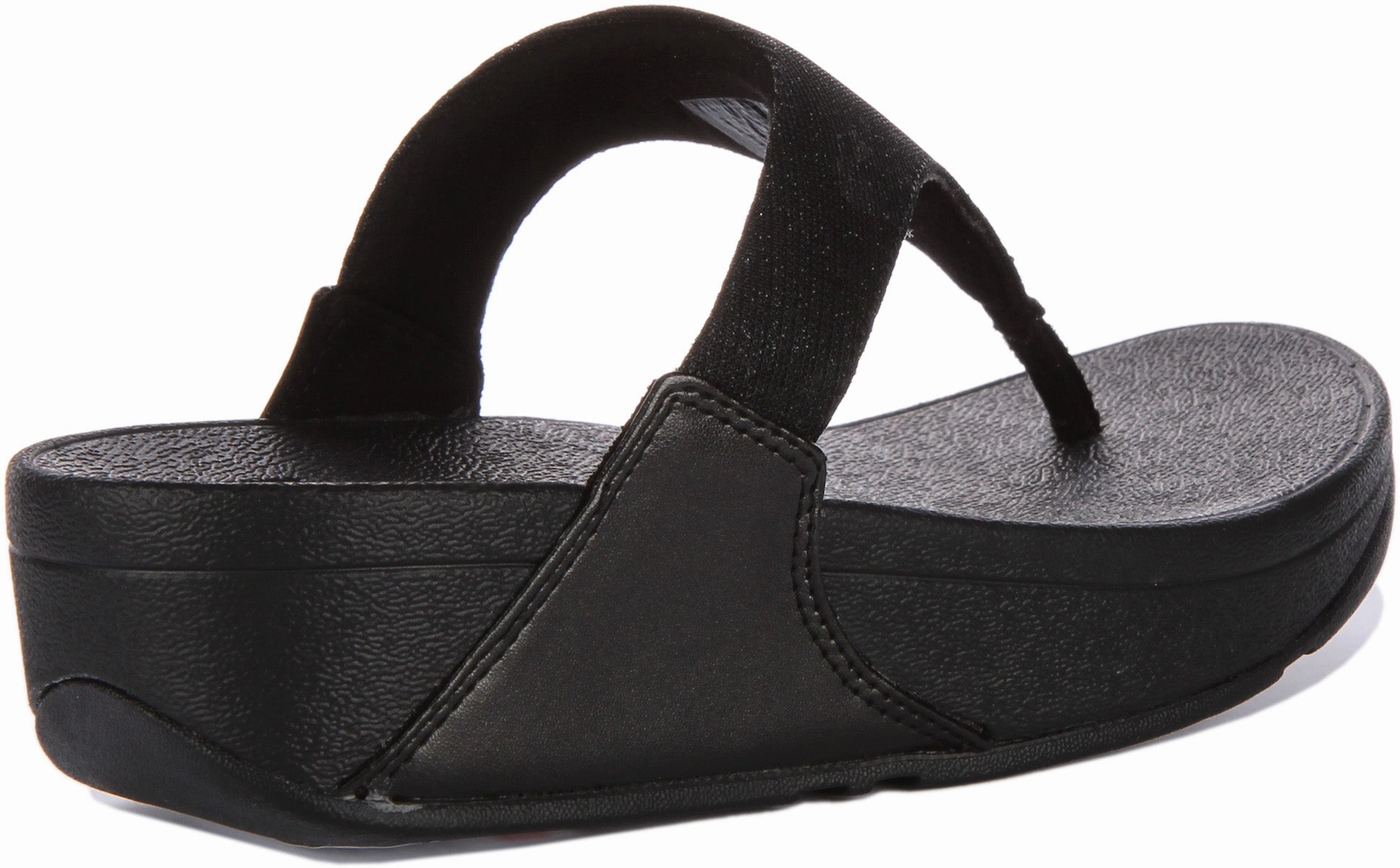 Fitflop Lulu Shimmerlux In Black For Women Effortless Feel