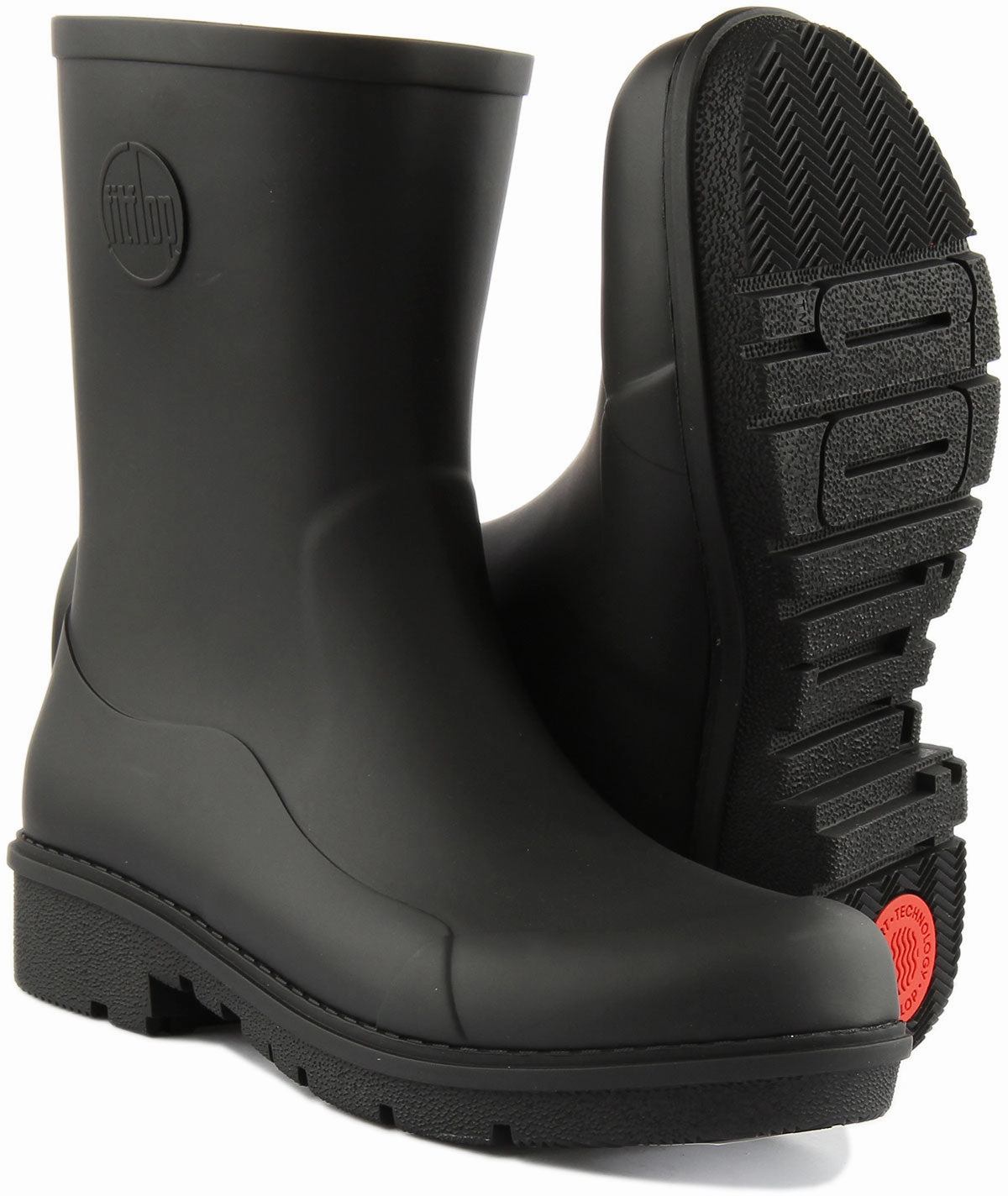 Fitflop Wonderwelly Boot In Black For Women Urban Ready