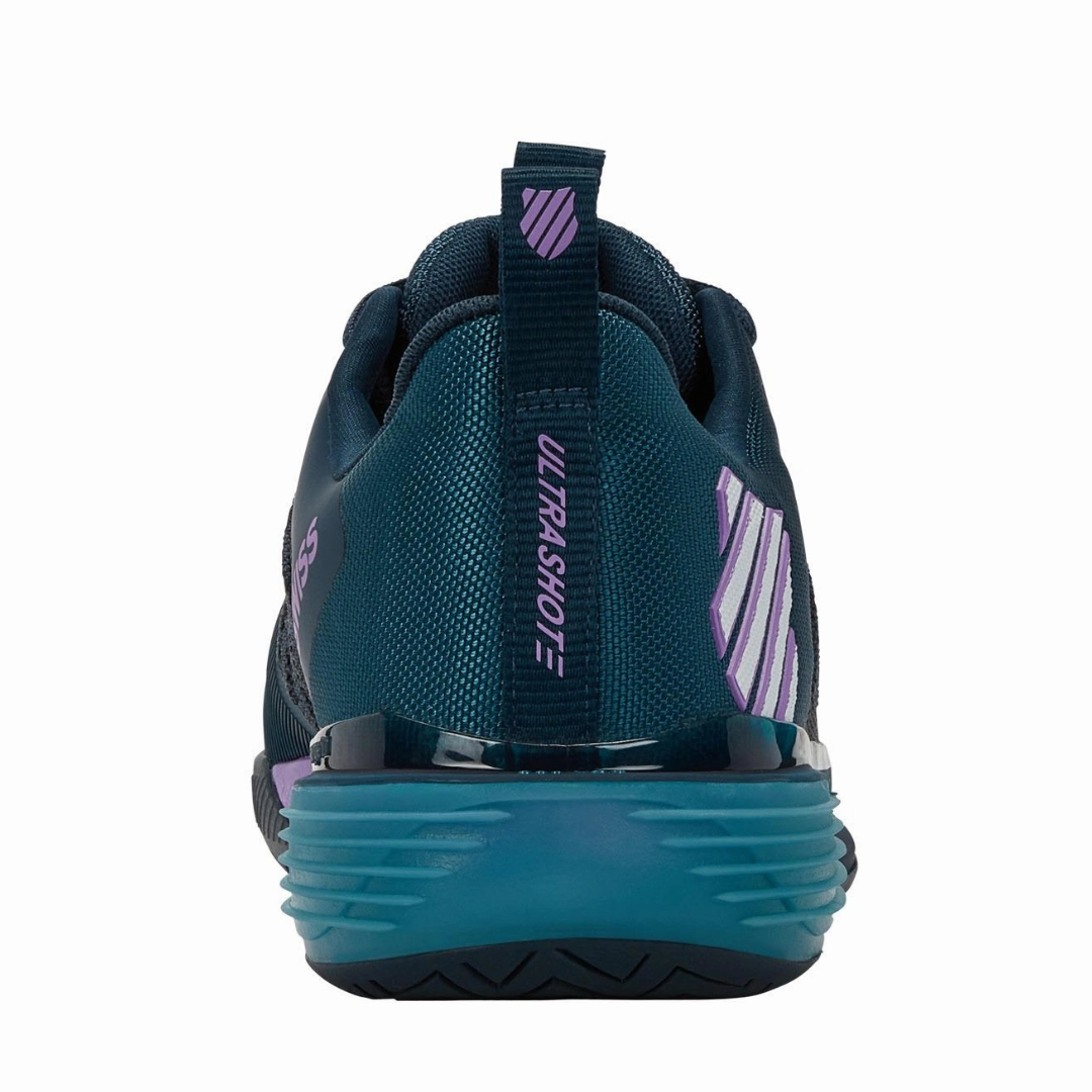 Flat Grip K Swiss Ultrashot 3 AC Men Tennis Shoes - Reflecting/Blue/Amethyst