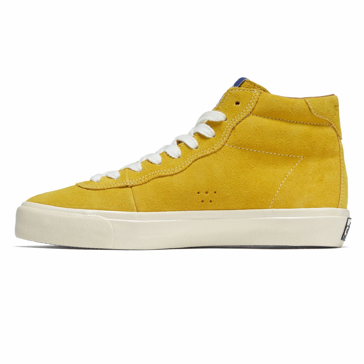 Flat Support Last Resort AB VM001 Suede Hi Shoes - Mustard Yellow/White