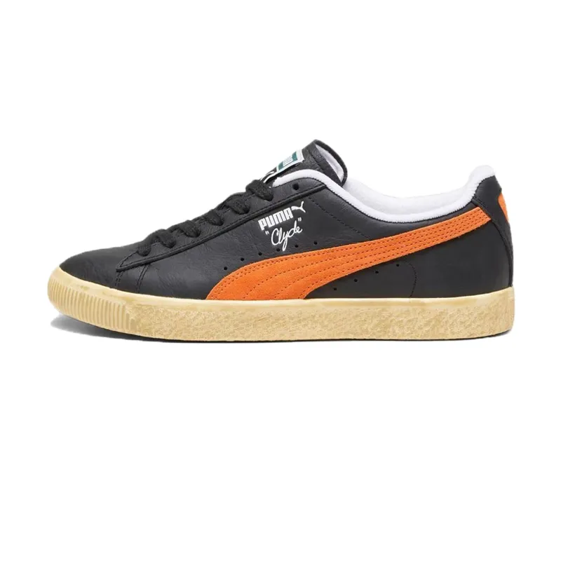 Flattering wear PUMA - Clyde Vintage - Black Rickie Orange - Unisex [394687 02]