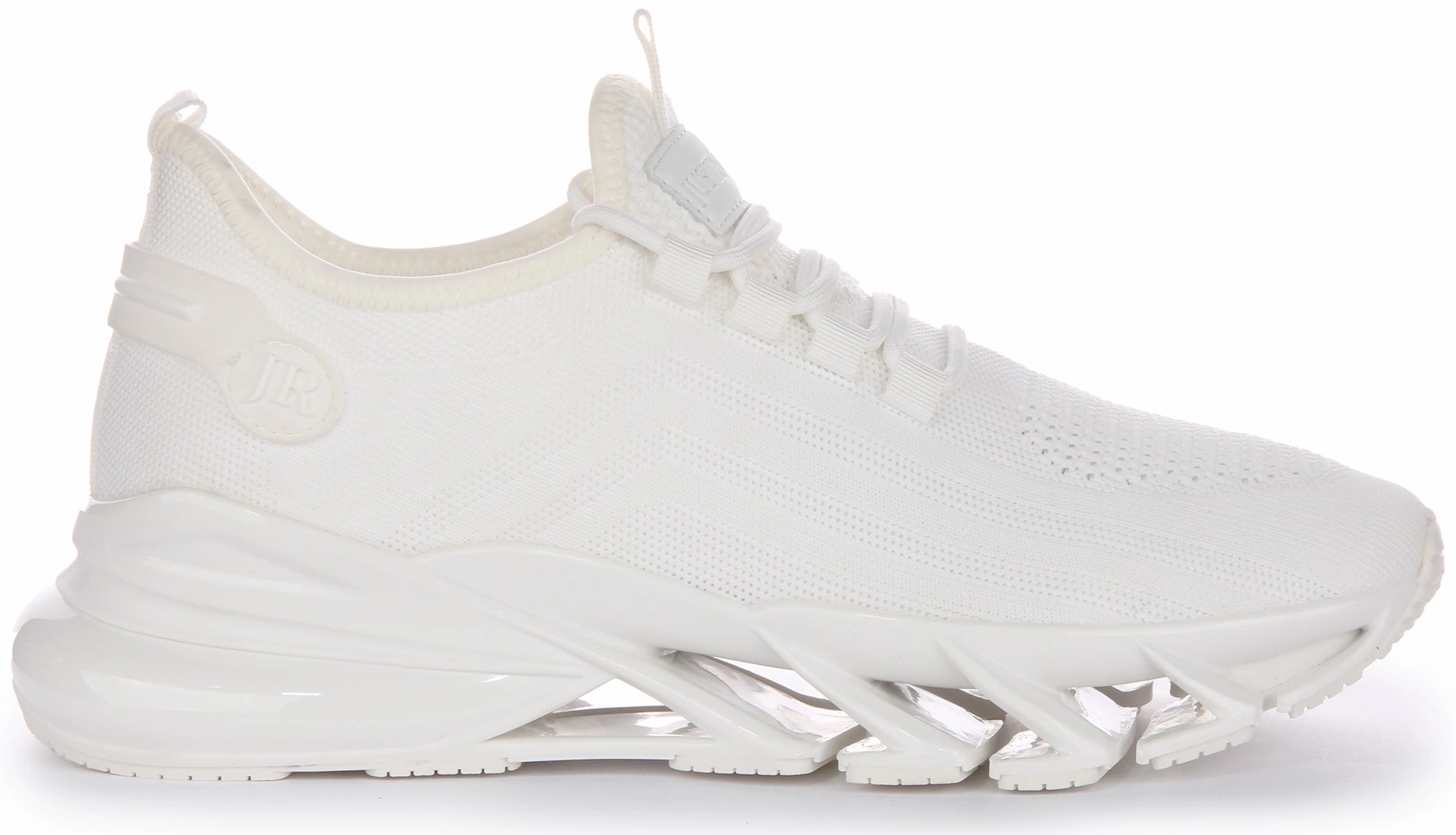 Flex Motion Justinreess England Bounce 5 Running Trainer In White