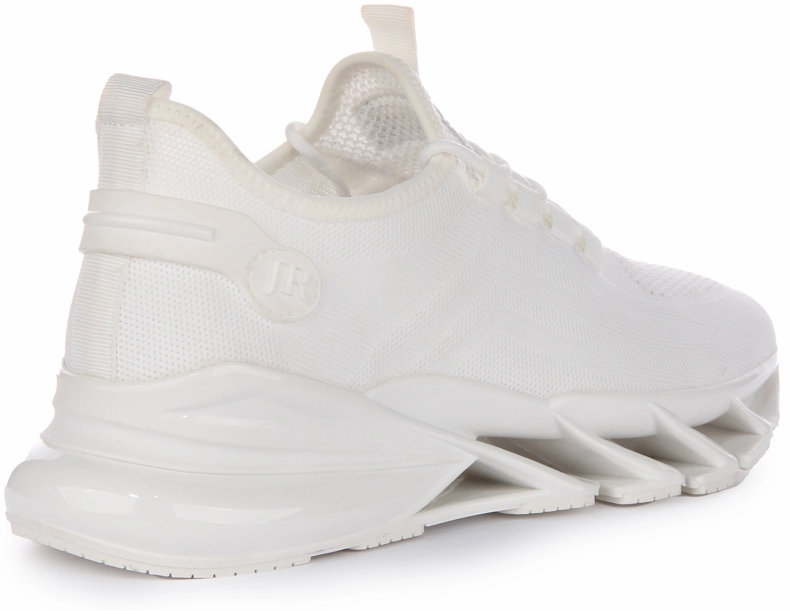 Flex Motion Justinreess England Bounce 5 Running Trainer In White