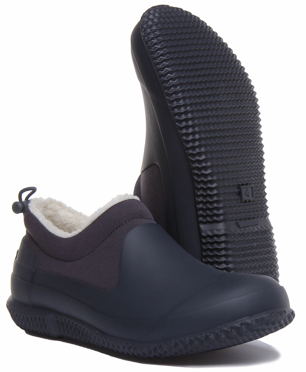 Flex Shield Step Hunter Sherpa Shoes In Navy For Women