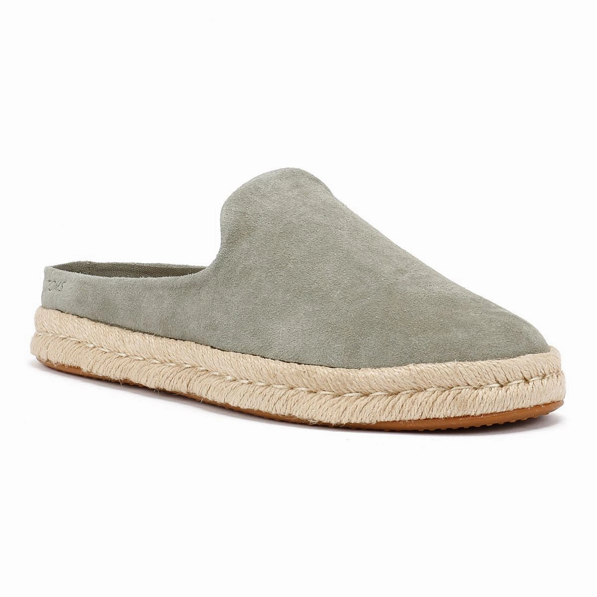 Flex Sprint TOMS Santiago Suede Men's Vetiver Grey Mules