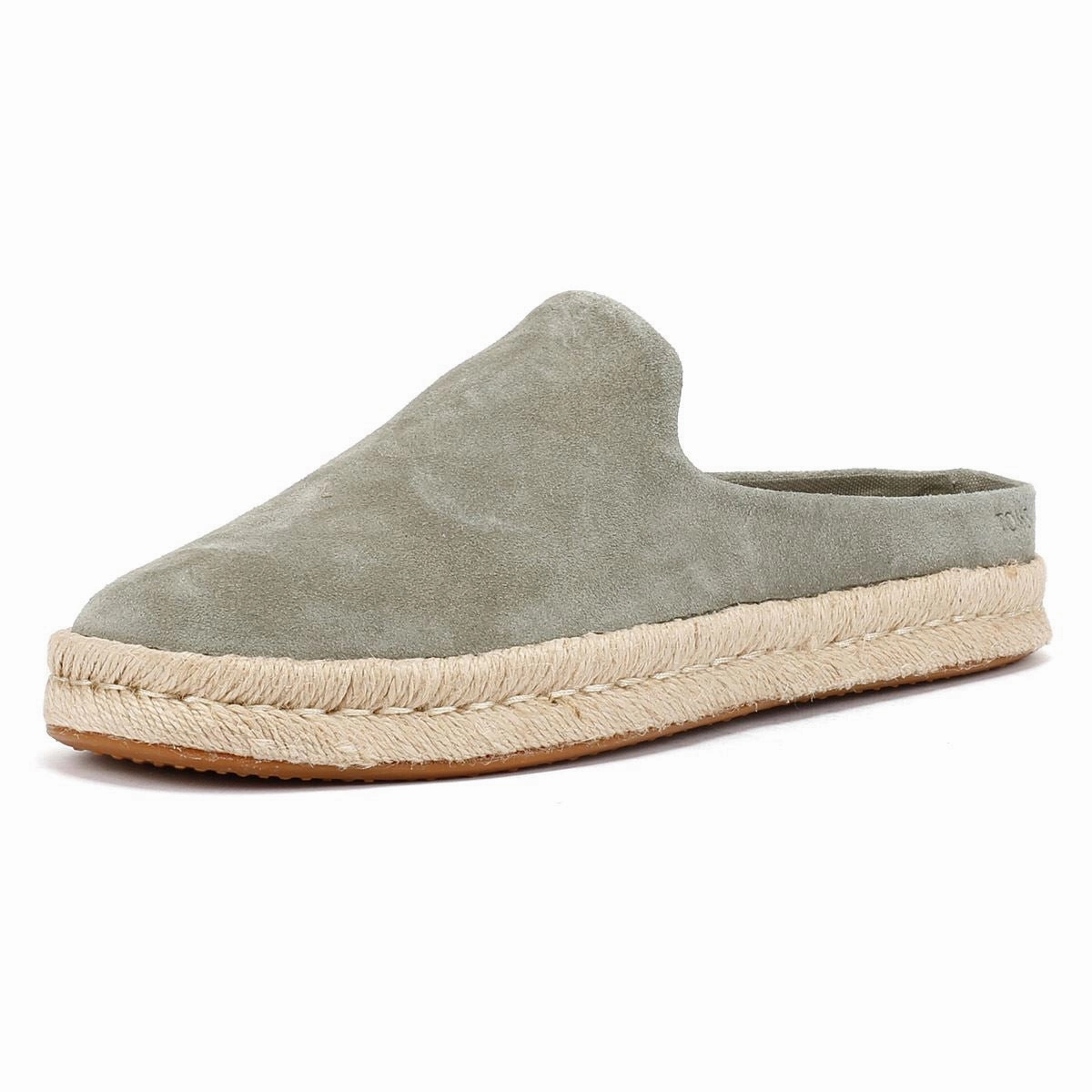 Flex Sprint TOMS Santiago Suede Men's Vetiver Grey Mules