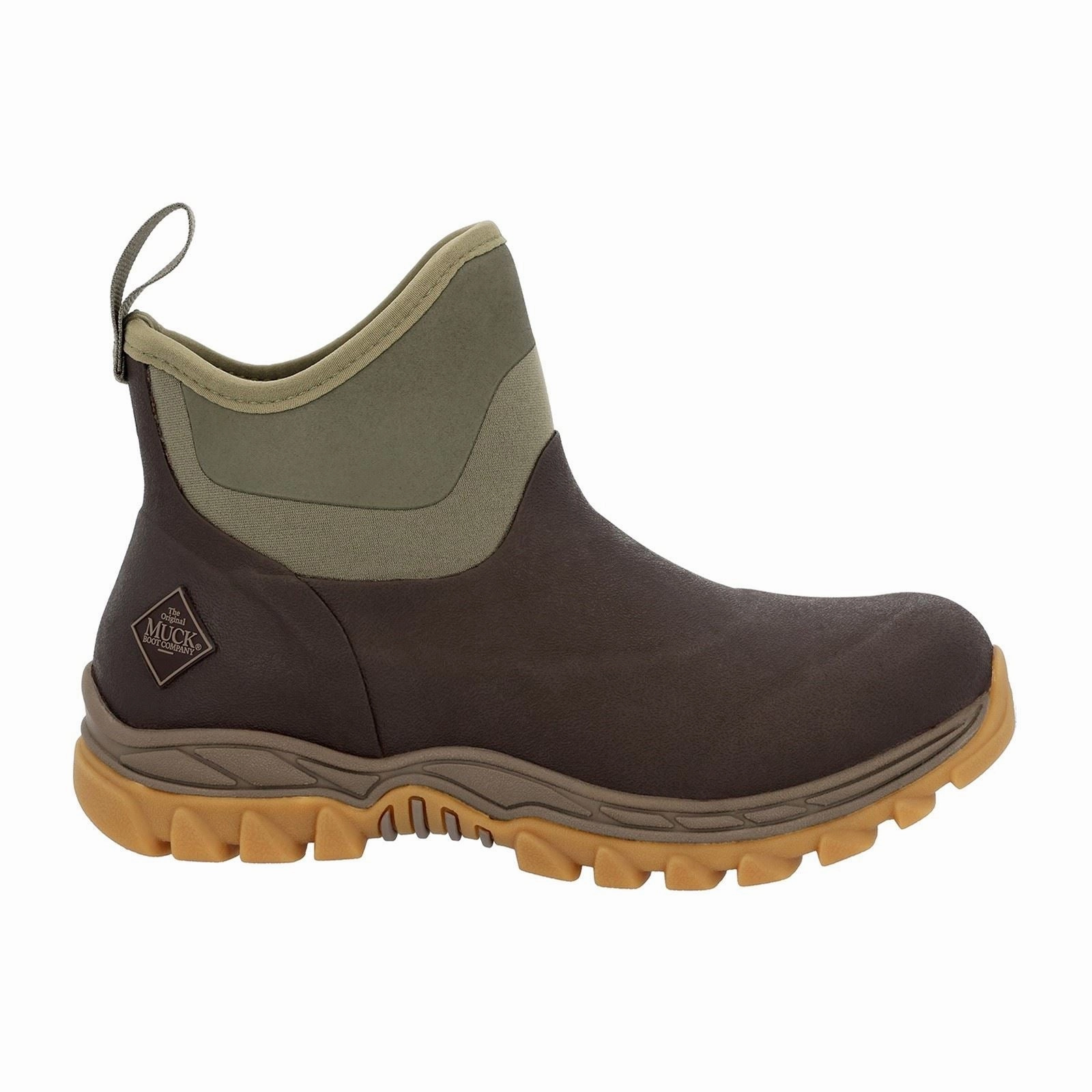 Flex Trek Pro Muck Boots Arctic Sport II Rubber Dark Brown/Olive Wellington Boots