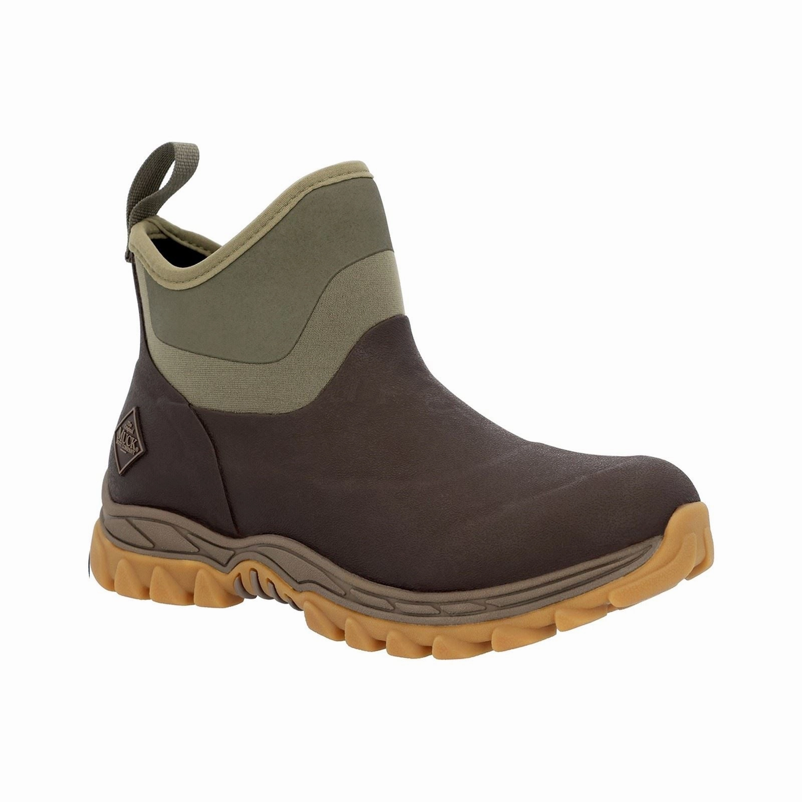 Practical Protection Weather Ready Protection Muck Boots Arctic Sport II Rubber Dark Brown/Olive Wellington Boots