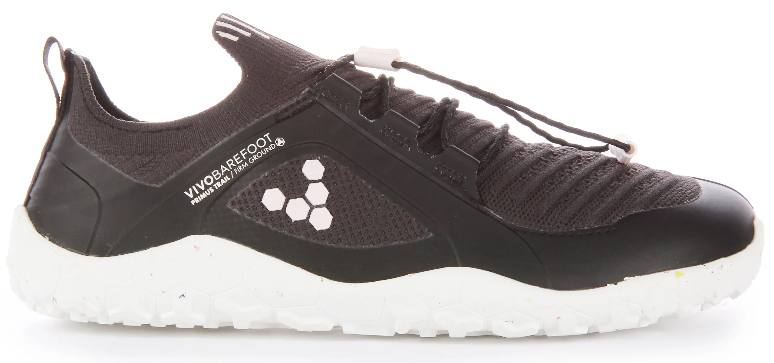 Flexible Design Vivobarefoot Primus Trail In Black White For Women