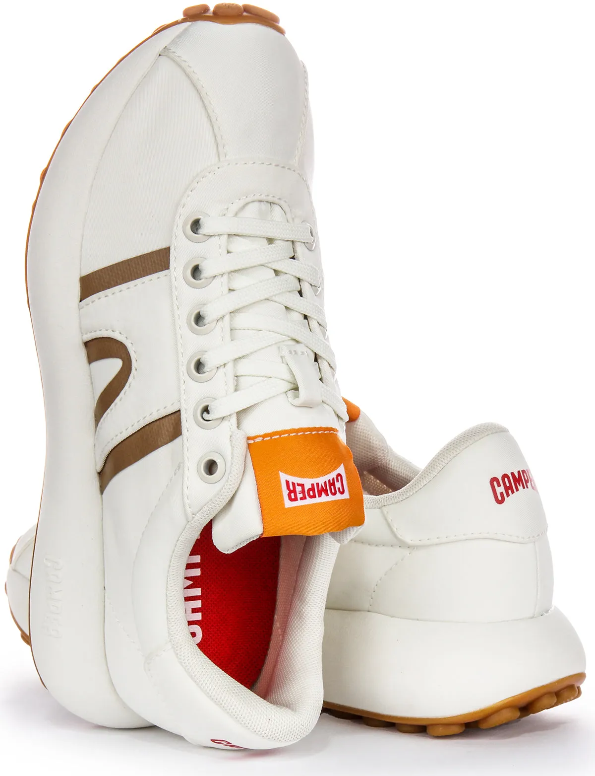 Flexible Grip Camper Pelotas Athensw In White Trainers