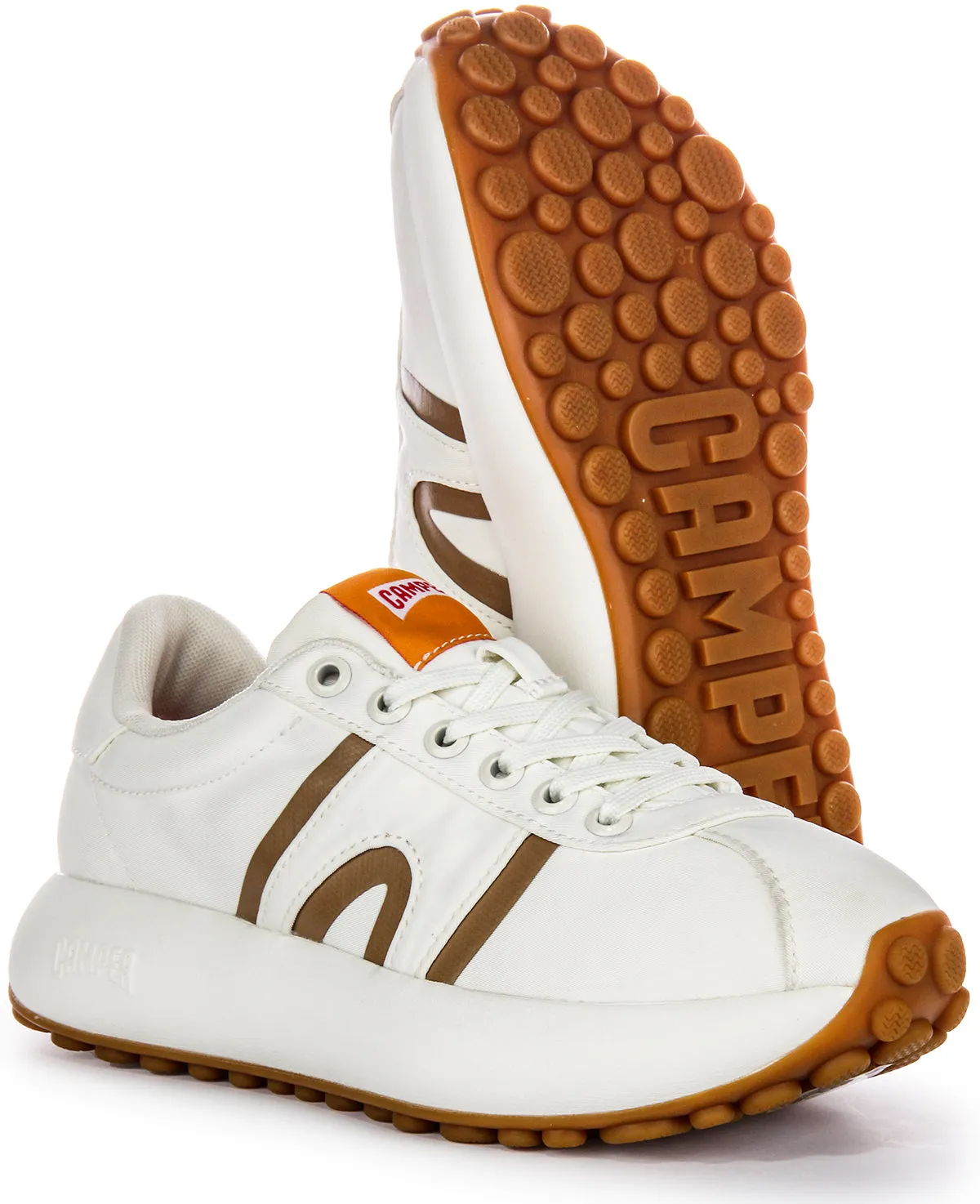 Flexible Grip Camper Pelotas Athensw In White Trainers