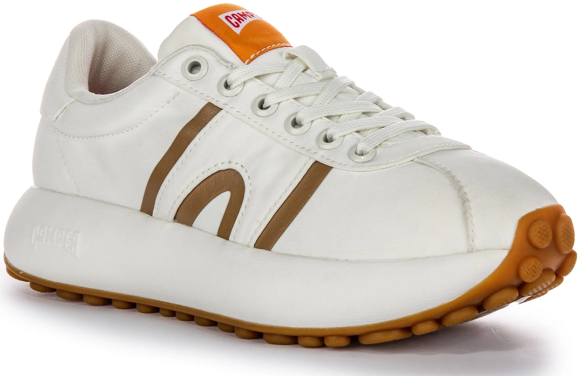 Camper Pelotas Athensw In White Trainers Natural Support Durability tested for repeated high-impact performance