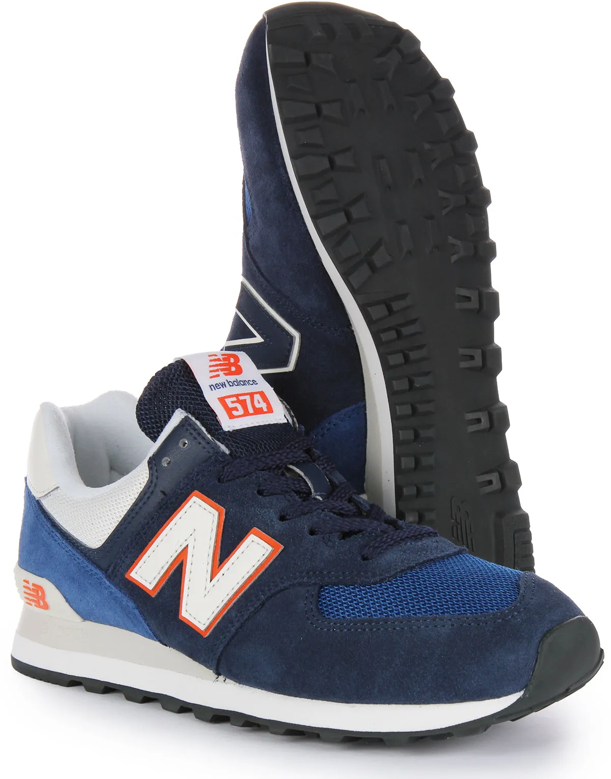 Flexible Impact Base New Balance U574 XR2 In Navy Orange