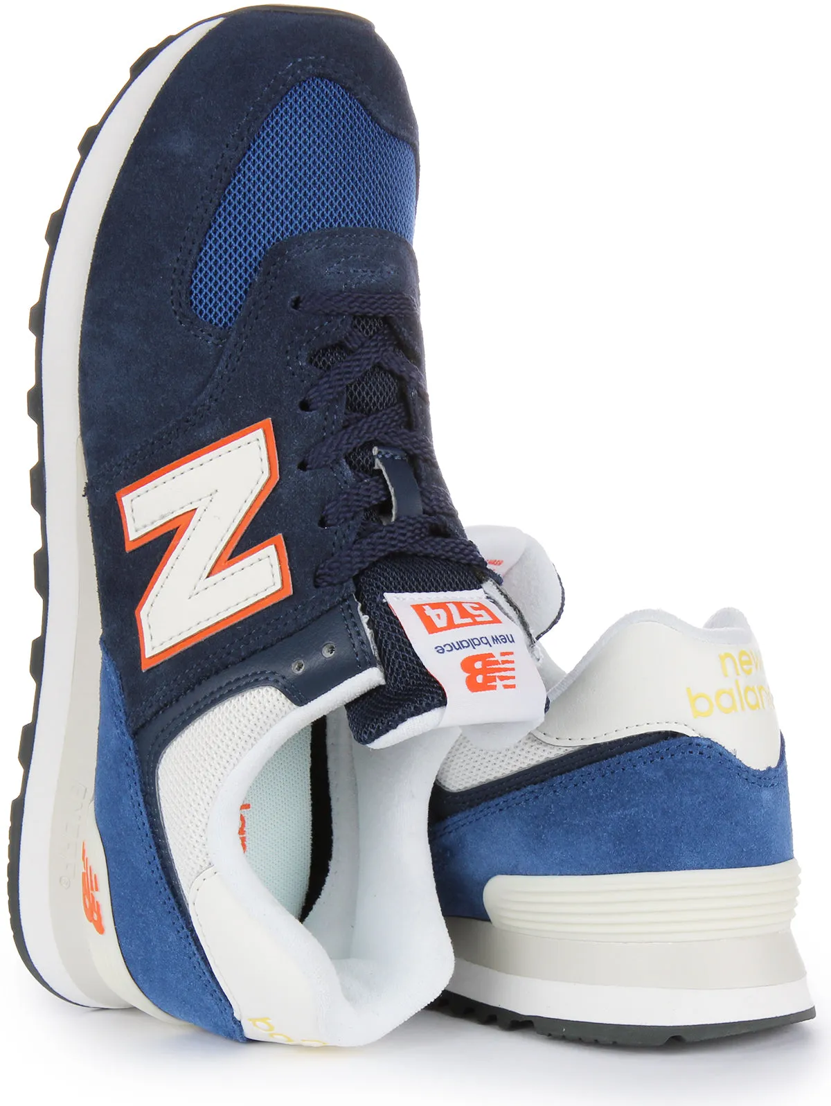 Flexible Impact Base New Balance U574 XR2 In Navy Orange