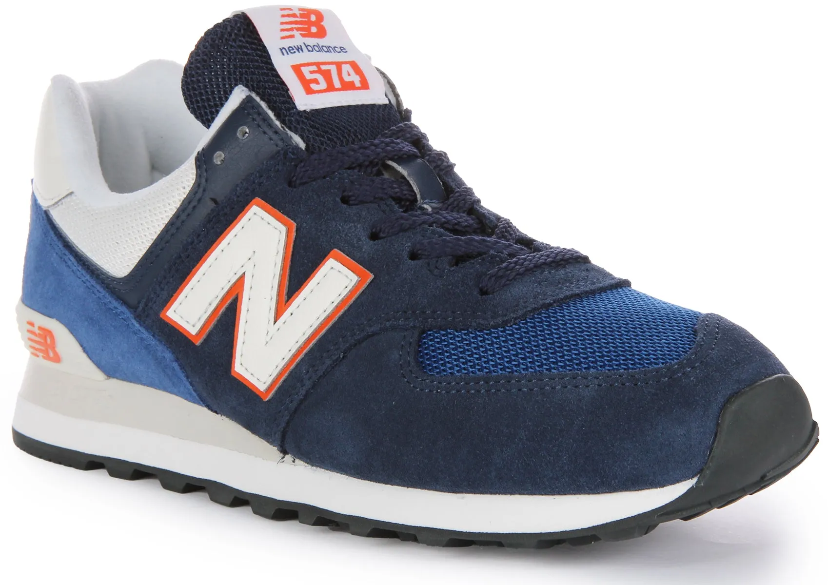 Slim Routine No Friction New Balance U574 XR2 In Navy Orange