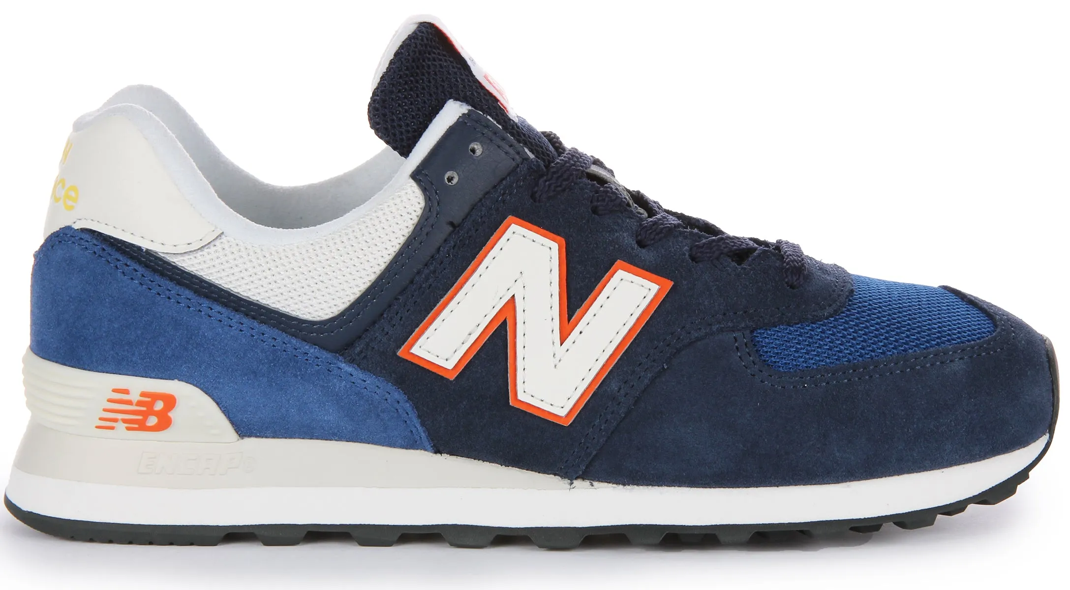 Flexible Impact Base New Balance U574 XR2 In Navy Orange