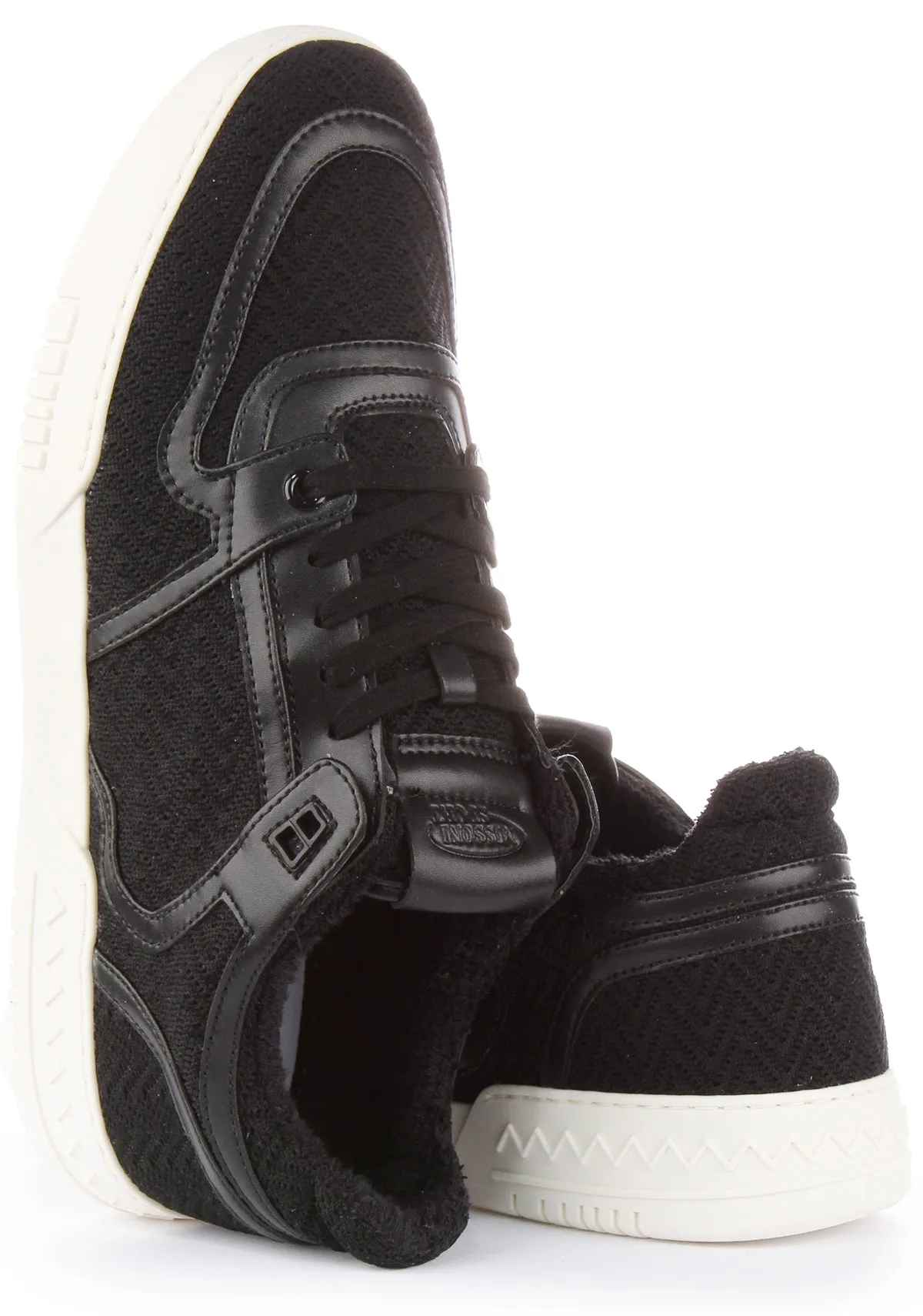 Flexible Outsole Missoni Lace up Trainer In Black