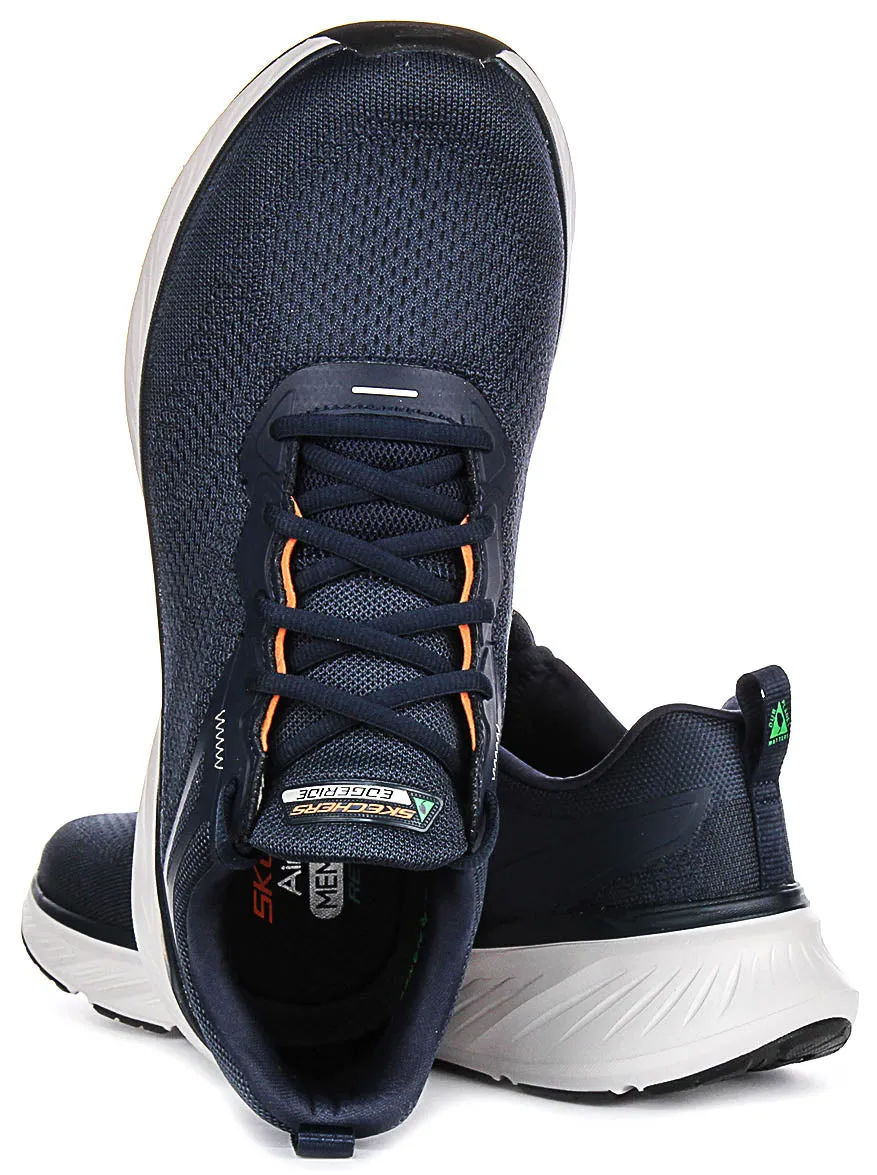 Flexible Skechers Edgeride Exxo In Navy Orange For Men