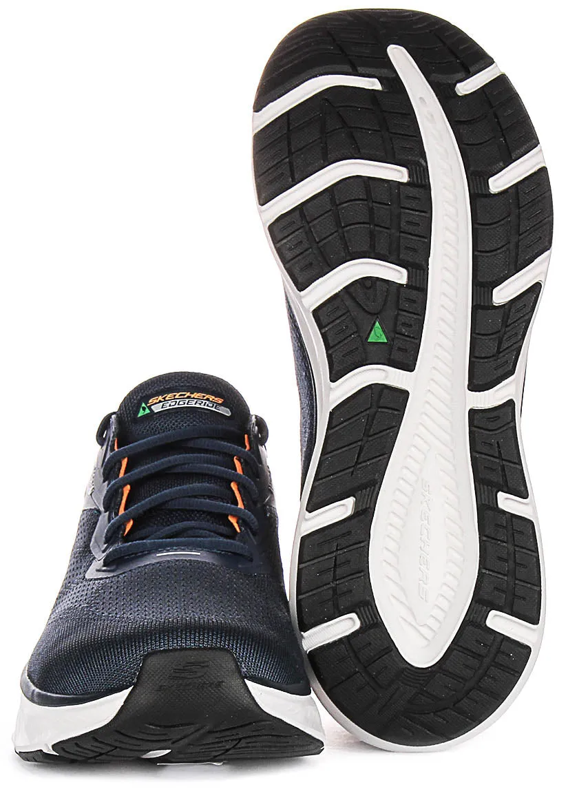 Flexible Skechers Edgeride Exxo In Navy Orange For Men