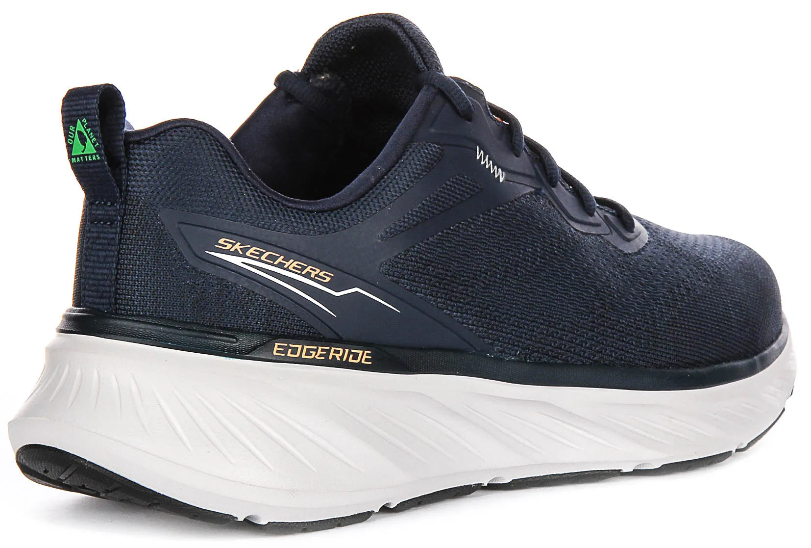 Flexible Skechers Edgeride Exxo In Navy Orange For Men