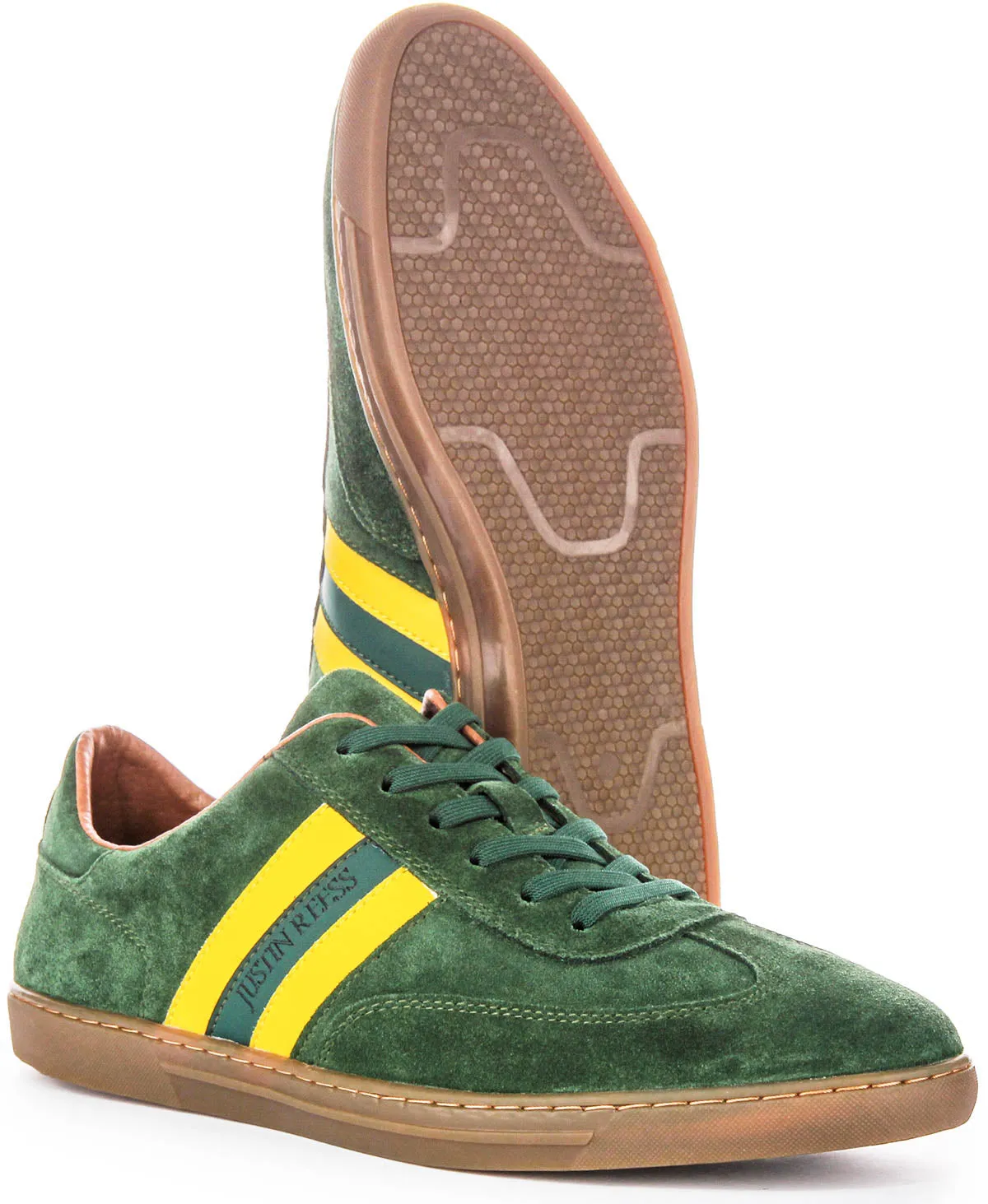 Flexible Sole Justinreess England Hellion In Green For Men