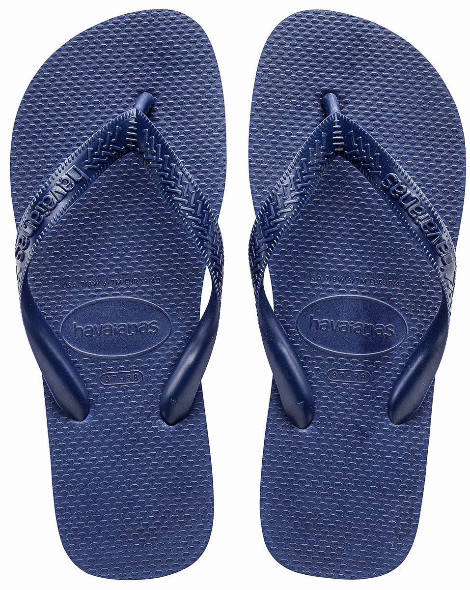 Havaianas Top In Navy Blue Holiday Casual Shoes Quick Dry Sandals