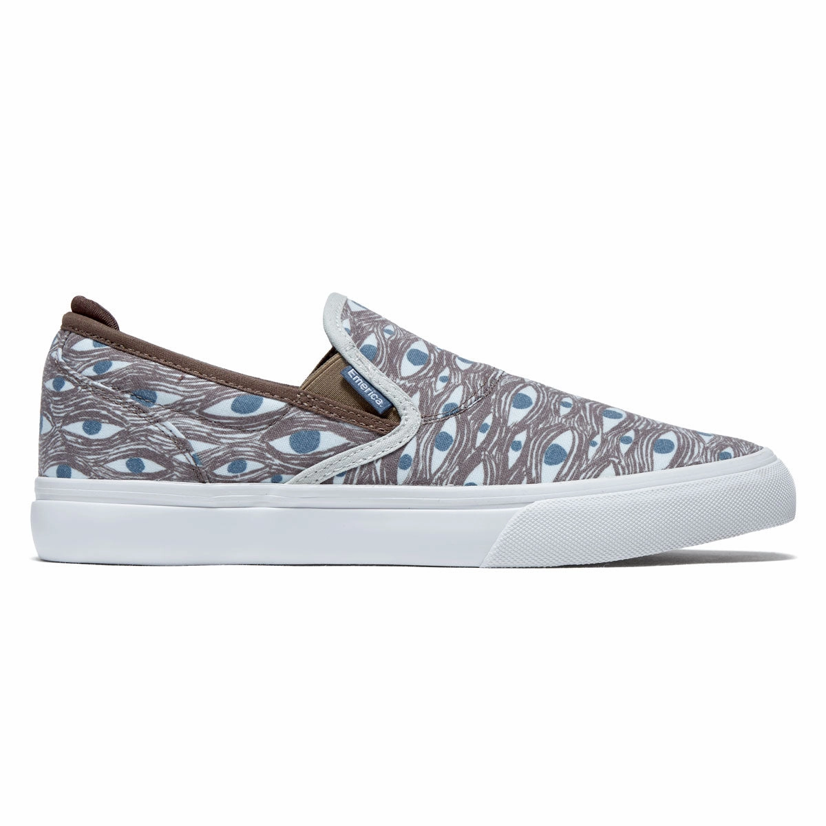Quick Comfort Emerica Wino G6 Slip-on x Templeton Shoes - Brown/Blue