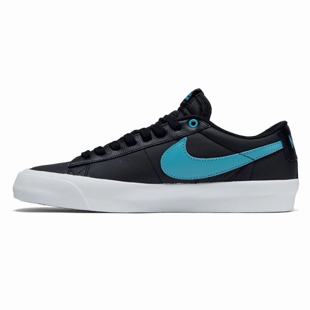Flexible Cushion Nike SB Blazer Low Pro GT Shoes - Black/Dusty Cactus/Black/Summit White