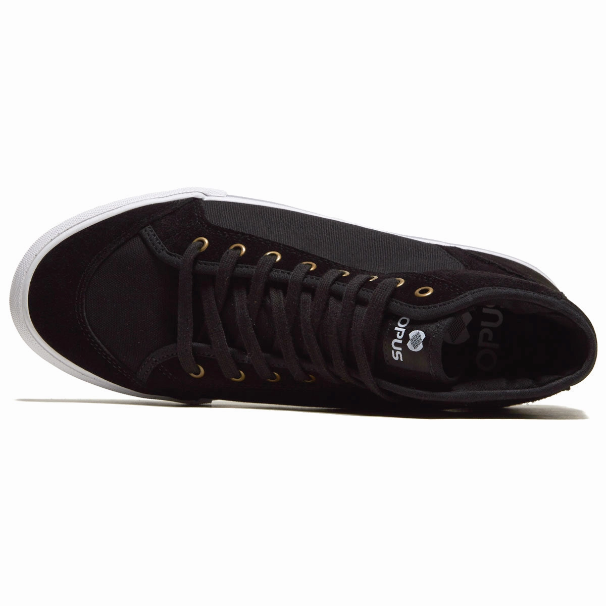 Flexible Design Opus Court Hi Shoes - Black/White